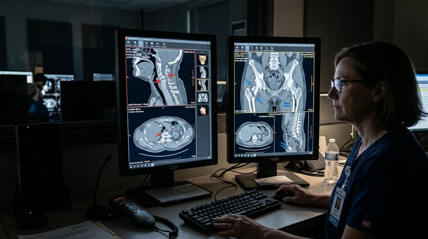CT Abdomen scan axial slices