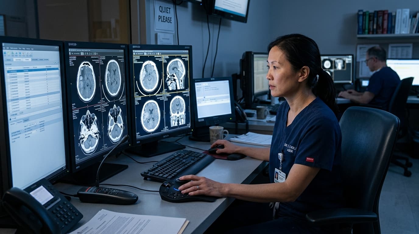 CT Chest scan axial slices
