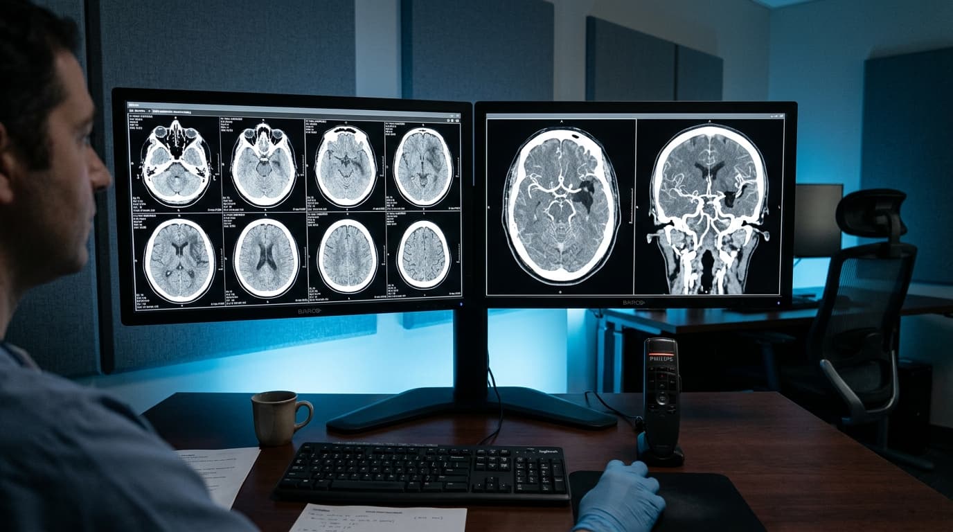 CT Head scan axial slices